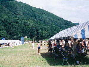 会場の朝の様子